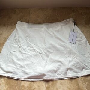 Weworewhat set crop top and skort l-xl